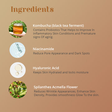 Kombucha Sleeping Mask with Niacinamide and Hyaluronic Acid