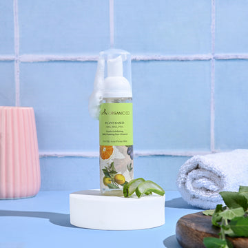 Plant Based AHA , BHA , PHA Gentle Exfoliating Daily Foaming Face Cleanser For Oily and Acne Prone Skin