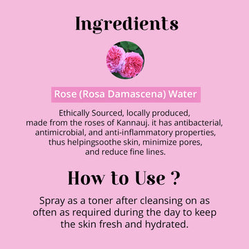 Pure Rose Water Face & Body Mist