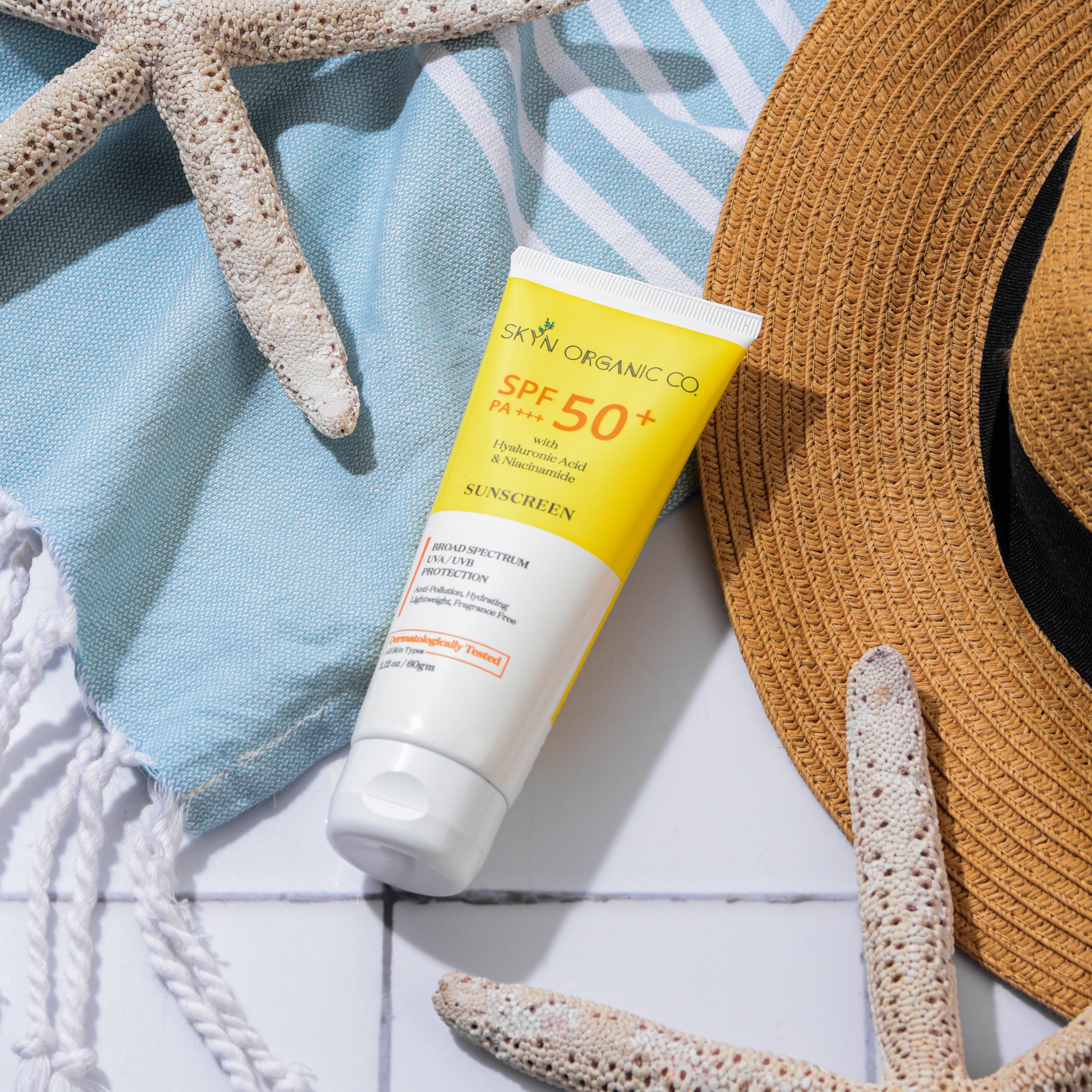 Sunscreen SPF 50+ (PA+++) With Hyaluronic Acid And Niacinamide